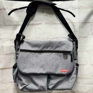 Skip Hop diaper‎ bag gray/black